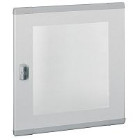 020282 Дверь остеклённая плоская для XL³ 160 - для шкафа высотой 450 мм