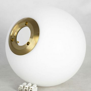 LSP-8586 Cleburne Подвесные светильники, цвет основания - матовое золото, плафон - стекло (цвет - белый), 1x40W G9  - фотография 4