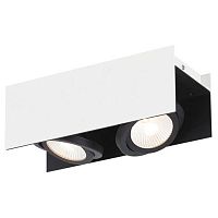 39316 Светодиодный потолочный светильник VIDAGO, 2x5,4W(LED), белый/черный, 39316
