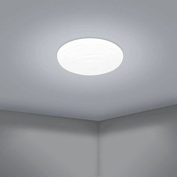 900606 900606 Потолочный светильник BATTISTONA, LED 21,6W, 2600lm, ?480, A100, сталь, белый/пластик, белый  - фотография 3