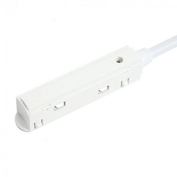 41970 Соединитель-коннектор для низковольтного шинопровода, белый, кабель 2м LD3001  - фотография 3