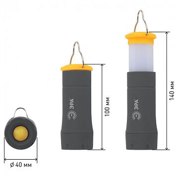 Б0033760 Светодиодный фонарь ЭРА MB-601 ручной на батарейках регулируемый фокус светильник  - фотография 8