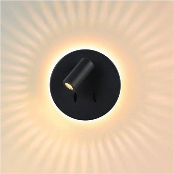 79201/09/30 BENTJER Бра Led 6W+3W 3000K Black, 79201/09/30  - фотография 7