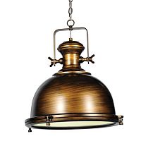 MONSEY Подвесной светильник, цвет основания - бронзовый, плафон - металл (цвет - бронзовый), 1x60W E27, LSP-9612