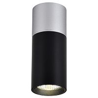 3072-1C Deepak потолочный светильник D50*H139, LED*5W, 350LM, 4000K, IP20, included; накладной светильник, каркас сочетает в себе два цвета - серебро и матовый черный