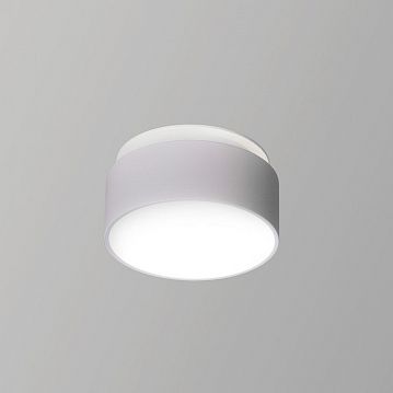 2883-1C Inserta врезной светильник D80*H60, cutout:D65, 1*GU10LED*7W, excluded; врезной светильник белого цвета, зазор между плафоном и поверхностью потолка оставляет оригинальный световой эффект, лампу можно менять  - фотография 6