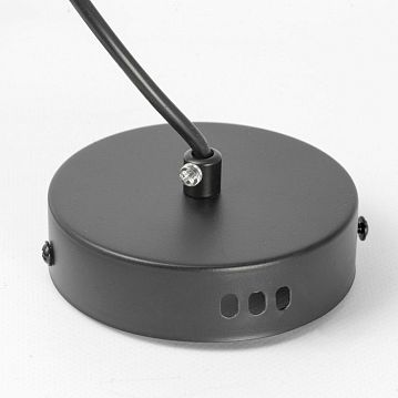 LSP-7080 Подвесной светильник, цвет основания - черныйБелый, плафон - металл (цвет - белый), 1х6W led  - фотография 6