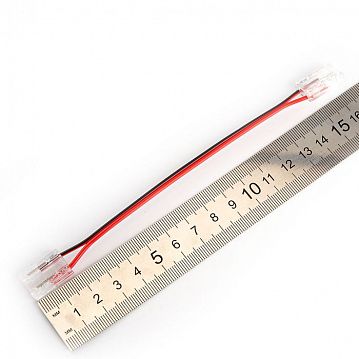 48281 Соединительный провод лента-лента 10мм для COB ленты шириной 8 мм, LD197 FERON  - фотография 3