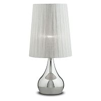 036007 ETERNITY, настольная лампа, цвет арматуры - хром, цвет абажура - серебряный, 1 x 60W E27, 036007