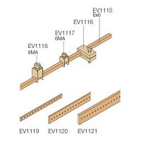 EV1117 Крепление кабеля d0.5-16мм2 на шину EV1115 (100шт)