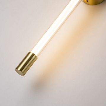 4049-1W Arrow настенный светильник D60*W50*H600, LED*10W, 4320LM, 3000K, included, каркас светильника цвета золота, рассеиватель из белого акрила, 4049-1W  - фотография 5