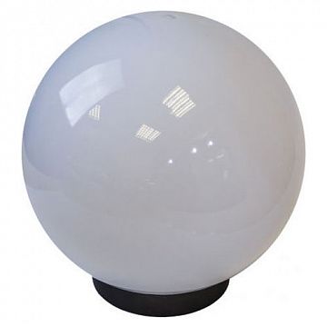 Б0048736 Садово-парковый светильник ЭРА НТУ 01-60-251 шар опаловый на опору / кронштейн IP44 Е27 max60Вт d250mm
