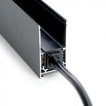 41971 Соединитель-коннектор для низковольтного шинопровода, черный, гибкий LD3002  - фотография 5