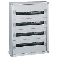 020004 Распределительный шкаф с металлическим корпусом XL³ 160 - для модульного оборудования - 4 рейки - 750x575x147