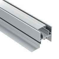 ALM012S-2M Led strip Алюминиевый профиль для натяжного потолка 52x35 цвет: Серебро