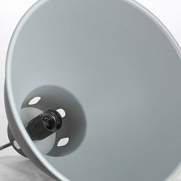 LSP-9504-DF HUNTSVILLE Светильник подвесной, цвет основания - серый, плафон - металл (цвет - серый), 1x40W E27  - фотография 3