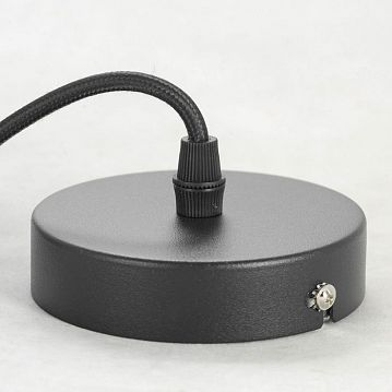 LSP-8543 LINCOLN Подвесные светильники, цвет основания - черный, плафон - акрил (цвет - черный), 1x10W E27  - фотография 5