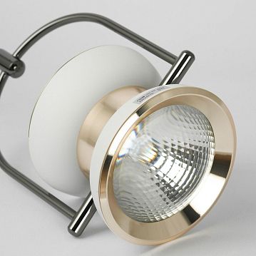 LSP-7137 Подвесной светильник, цвет основания - белый, плафон - стекло, 1х6W LED  - фотография 2