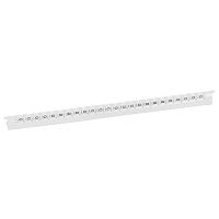 037780 Маркер Memocab - ширина 2,3 мм - чёрная маркировка на белом фоне - цифра 0