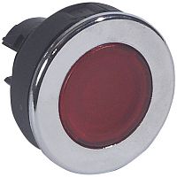 024040 Скрытая головка с утопленным толкателем ∅ 30 - Osmoz - с подсветкой - кнопка нажал - вкл., нажал - откл. - красный