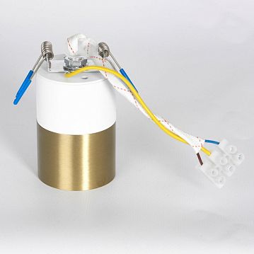 LSP-8830 Потолочный светильник, цвет основания - белыйбронзовый, плафон - без плафона, 1х50W Gu10  - фотография 4