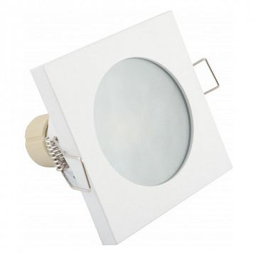 DK3014-WH DK3014-WH Встраиваемый светильник влагозащ., IP 44, 50 Вт, GU10, белый, алюминий  - фотография 4